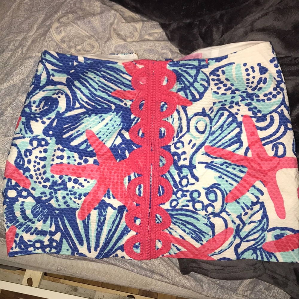 Lilly Pulitzer She She Shells skirt size 6